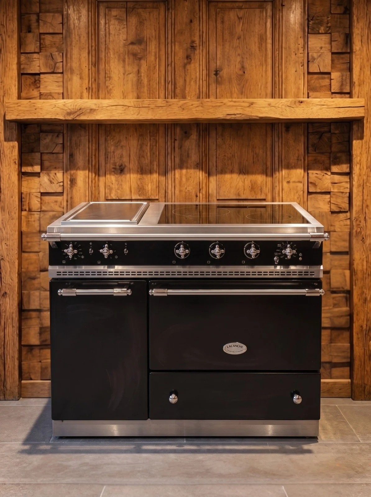 Lacanche 110 cm inductiefornuis — Noir, foto 1 van 19