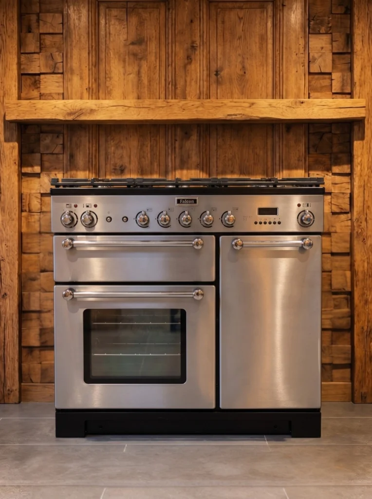 Falcon Kitchener 90 cm gasfornuis — RVS — foto 1 van 12