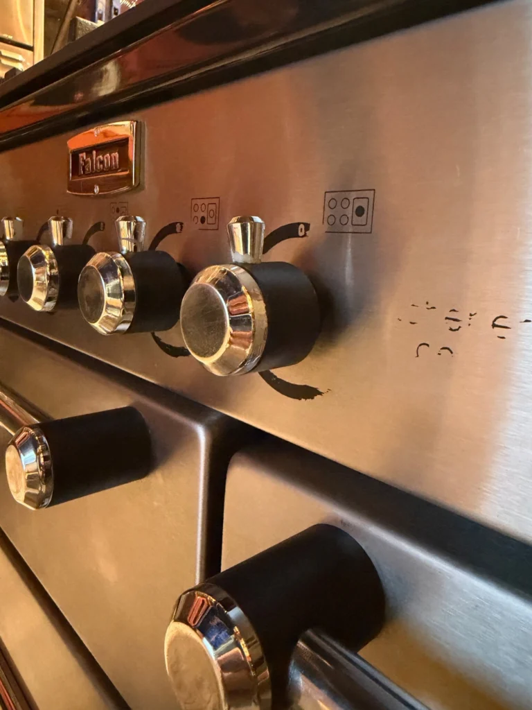 Falcon Kitchener 90 cm gasfornuis — RVS — foto 4 van 12