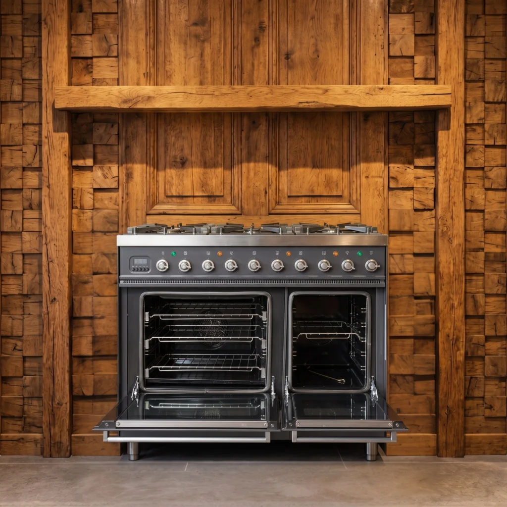 Boretti Antraciet 6-pits fornuis 90 cm dubbele oven — foto 2 van 5