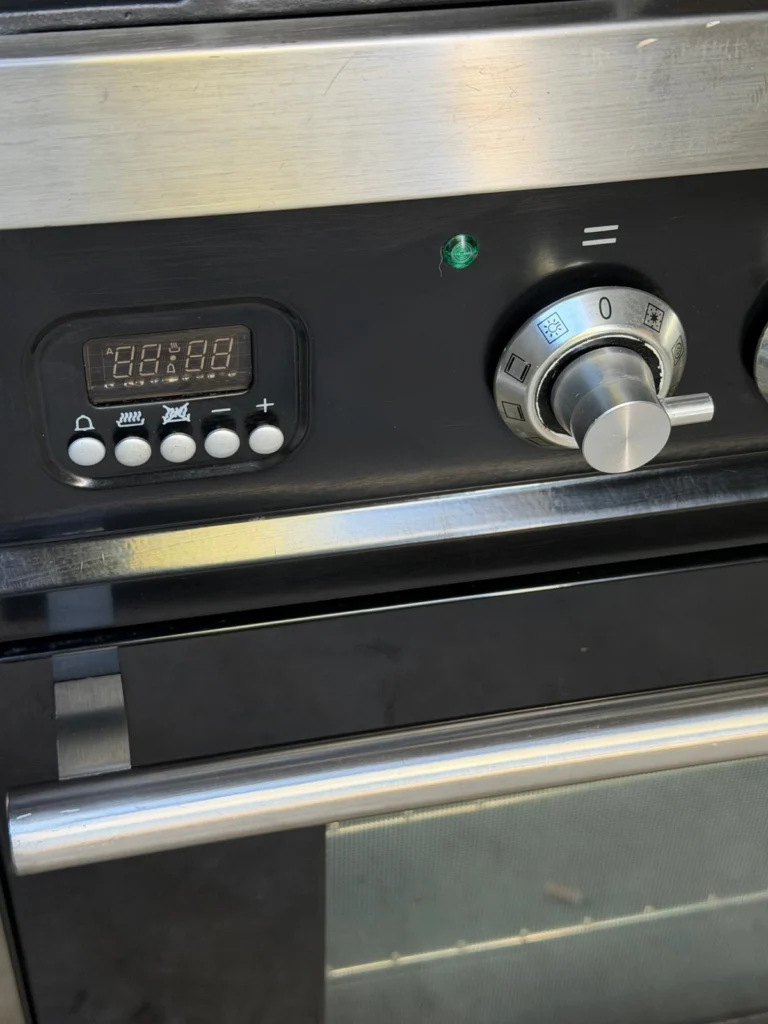 Boretti Principale 100 cm fornuis — Zwart met rvs — foto 2 van 4