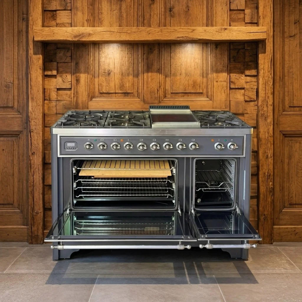 Boretti Majestic Antraciet fornuis 120 cm dubbele oven — foto 2 van 5