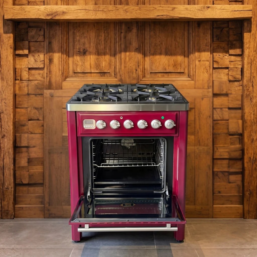 Boretti Majestic rood fornuis 70 cm — foto 3 van 4