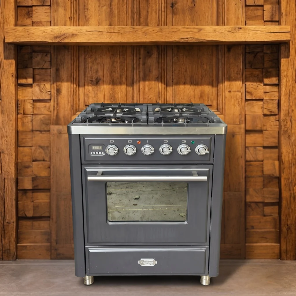 Boretti Majestic Antraciet fornuis 70 cm met wokbrander — foto 1 van 4