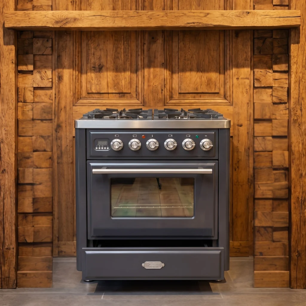 Boretti Majestic Antraciet fornuis 70 cm met wokbrander — foto 2 van 4