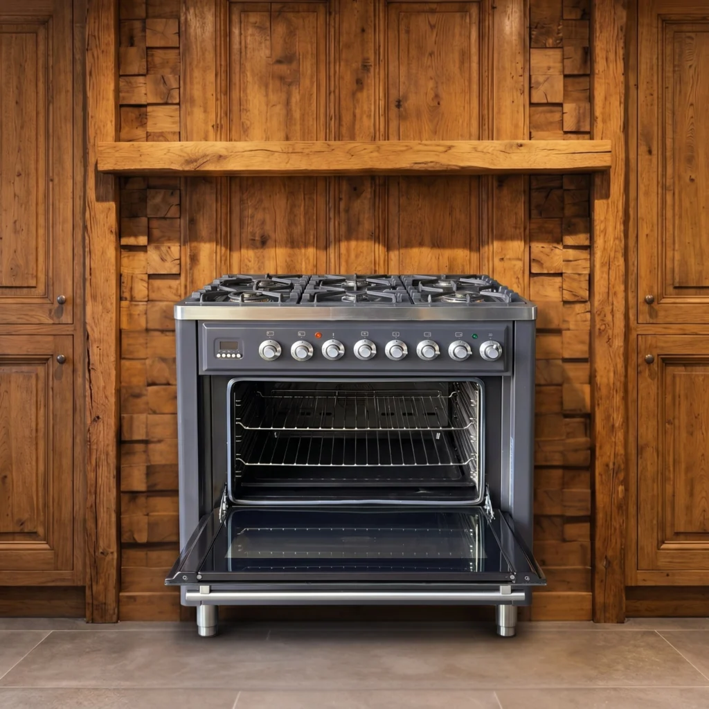 Boretti Majestic Antraciet fornuis 90 cm met wokbrander — foto 2 van 4
