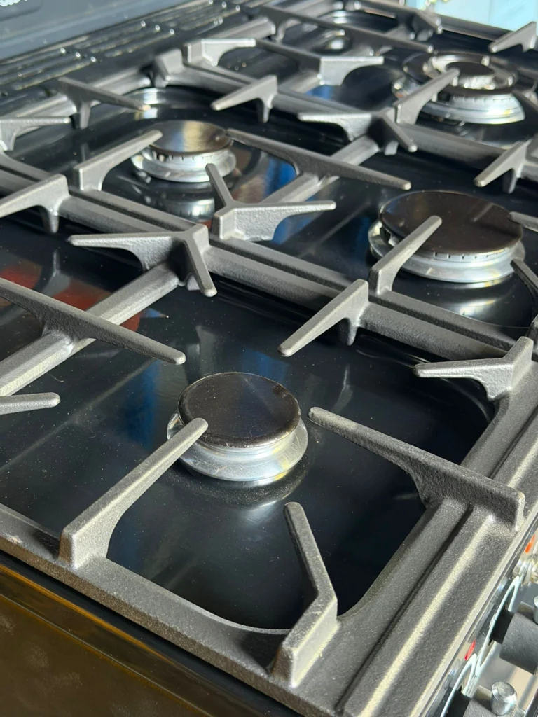 Falcon Classic Deluxe Zwart fornuis 90 cm drie ovens — foto 4 van 4