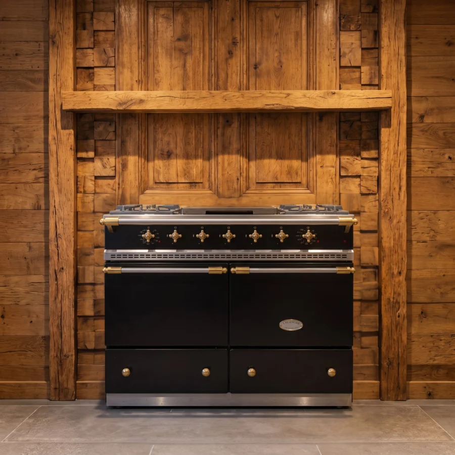 Lacanche Cluny 1000 Noir brillant fornuis 100 cm