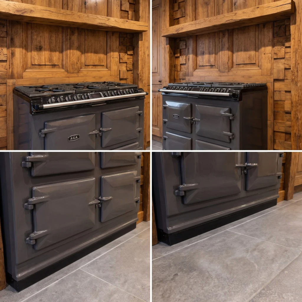 AGA Six-Four Pewter fornuis 100 cm met wokbrander — foto 3 van 5