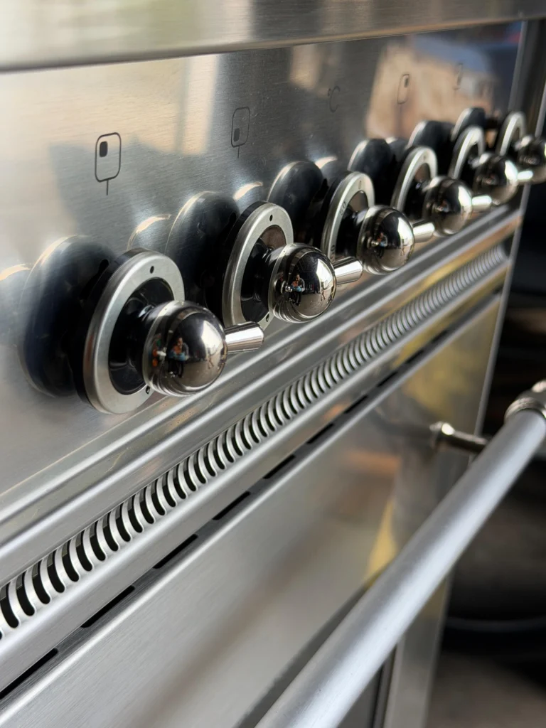 Boretti RVS fornuis 60 cm met wokbrander — foto 4 van 5
