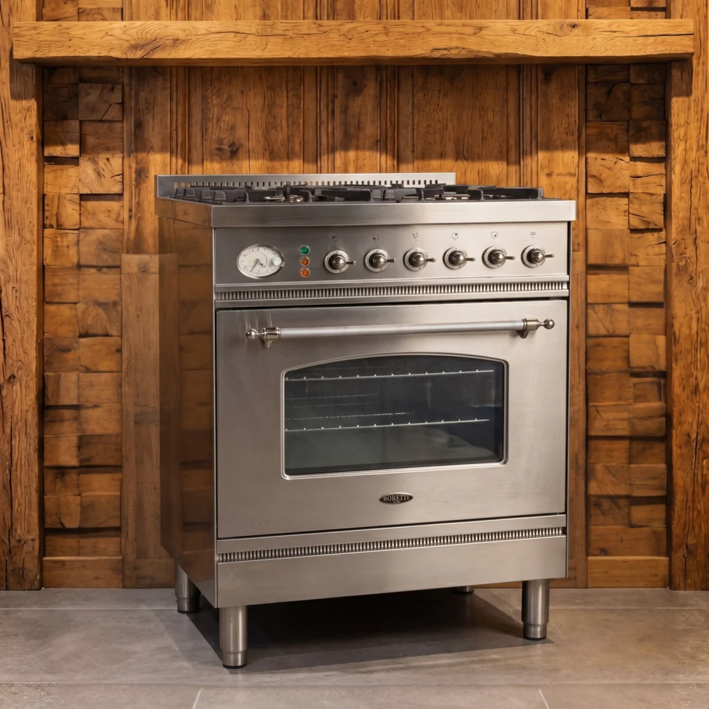 Boretti RVS fornuis 60 cm met wokbrander — foto 2 van 5
