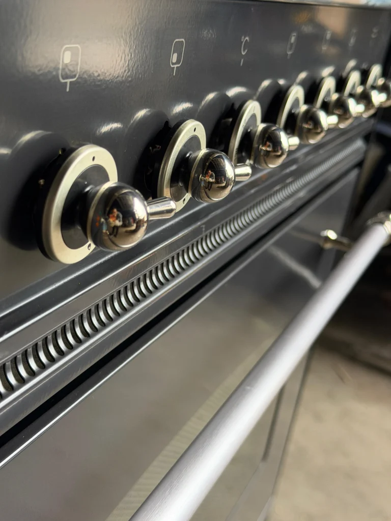 Boretti Antraciet fornuis 80 cm met wokbrander — foto 5 van 6
