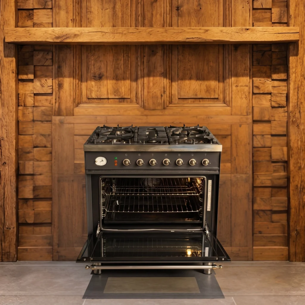 Boretti Antraciet fornuis 80 cm met wokbrander — foto 2 van 6
