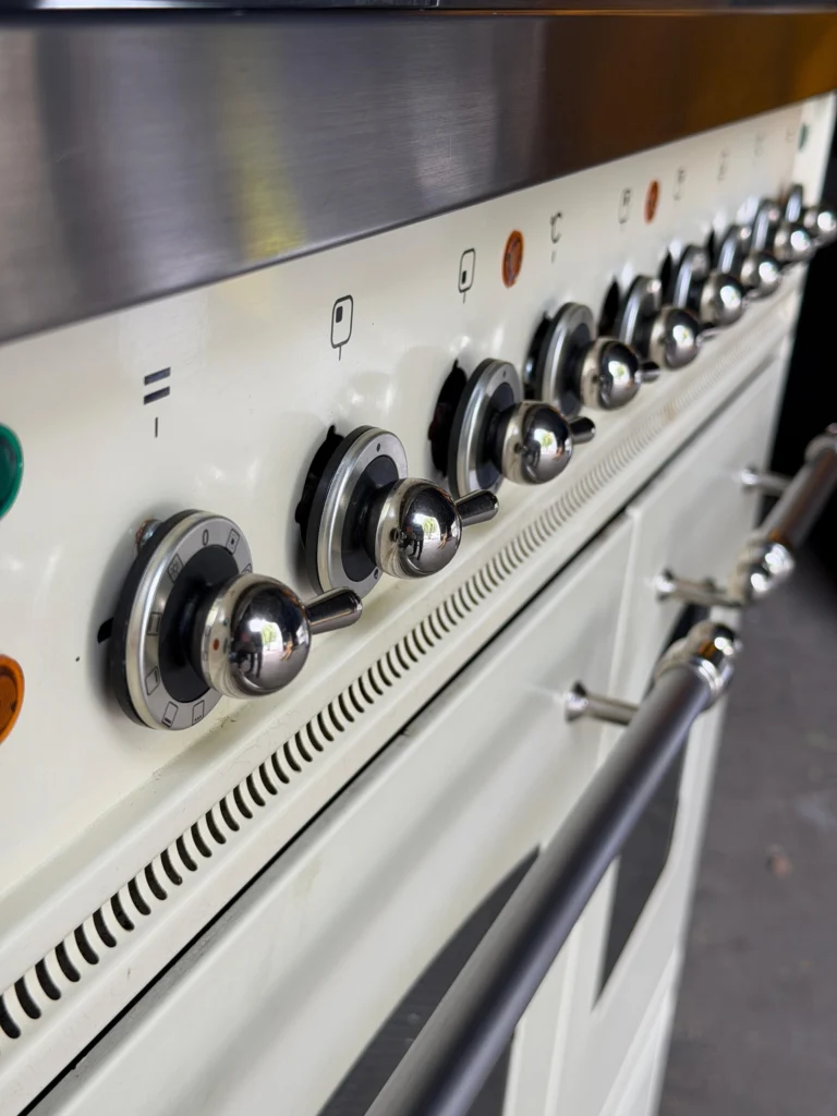 Boretti oud wit fornuis 90 cm met Fry-Top — foto 5 van 5