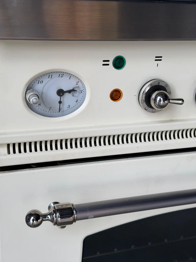 Boretti oud wit fornuis 90 cm met Fry-Top — foto 4 van 5