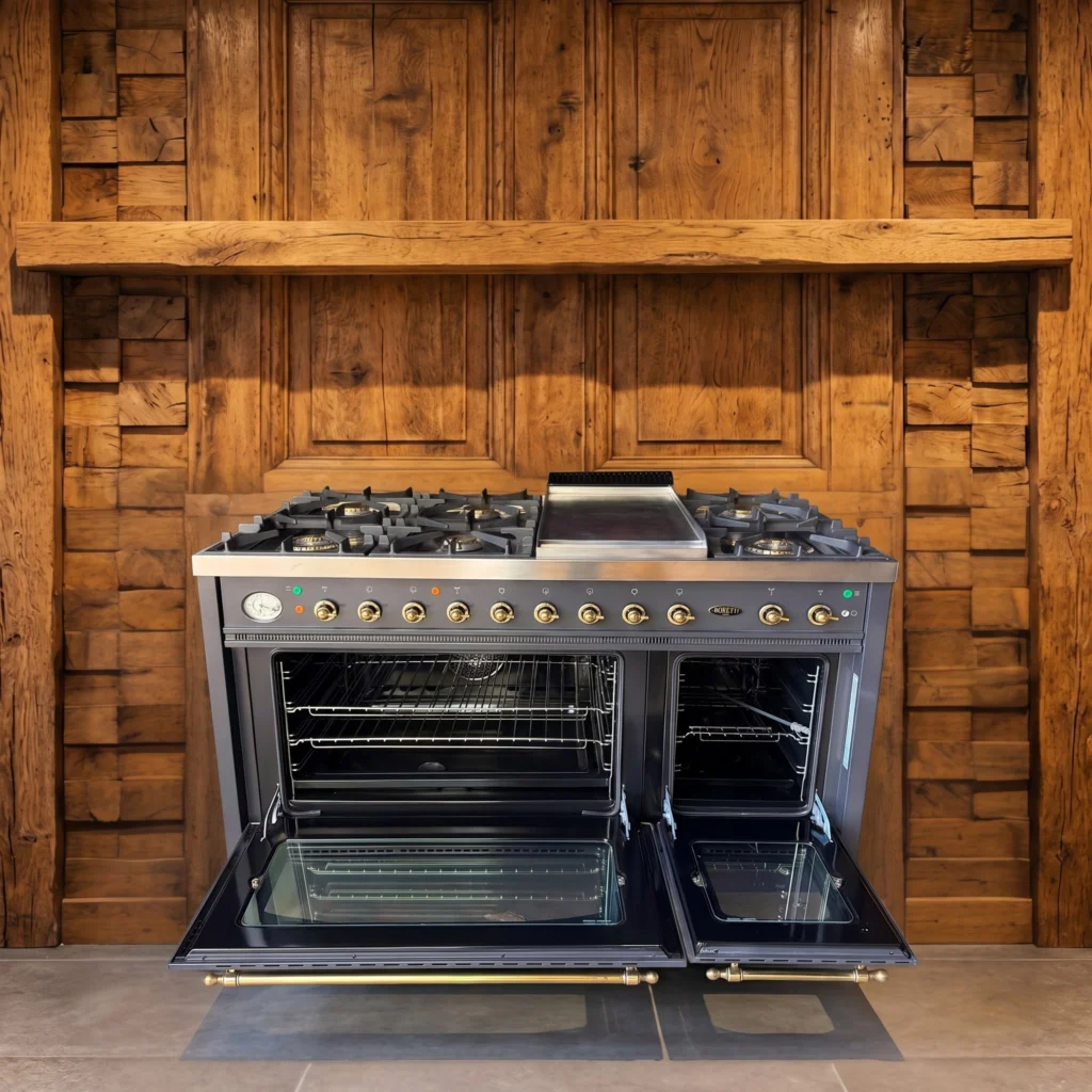 Boretti antraciet fornuis 120 cm met Fry-Top — foto 2 van 3
