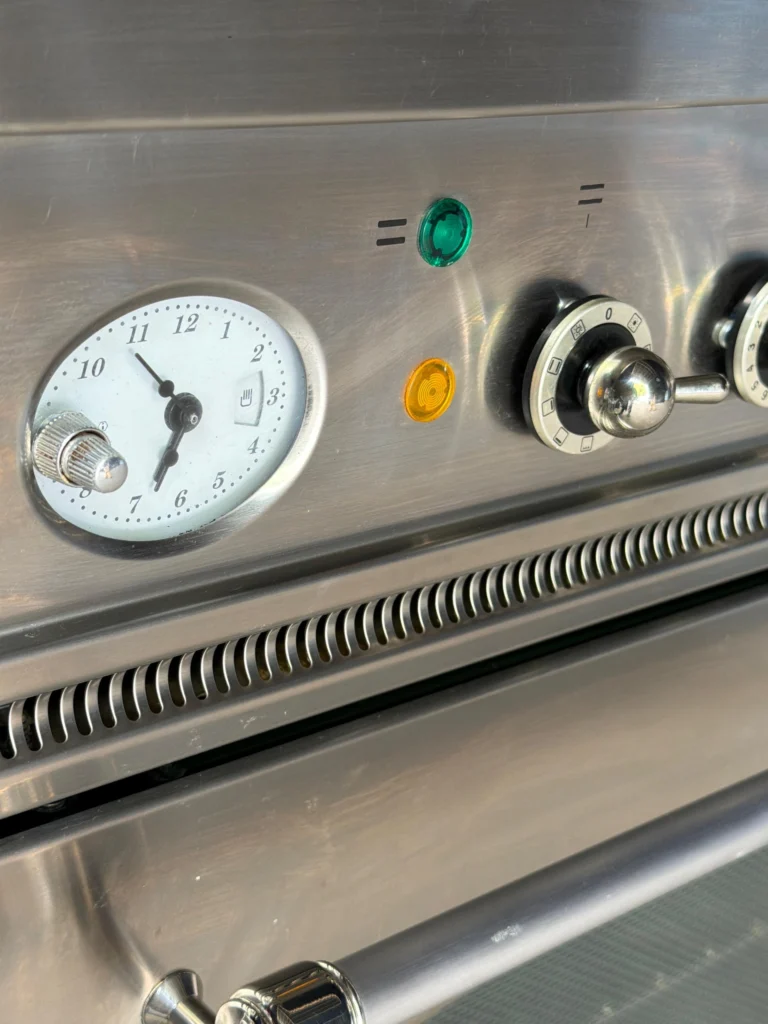 Boretti RVS 5-zones dubbele oven fornuis 90 cm keramisch — foto 3 van 4