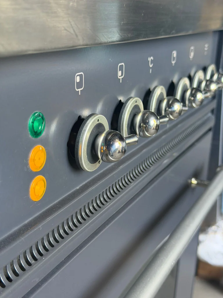 Boretti Antraciet fornuis 60 cm met wokbrander — foto 5 van 6