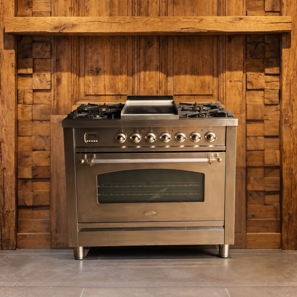 Boretti fornuis rvs 90 cm met Fry-Top — foto 2 van 5