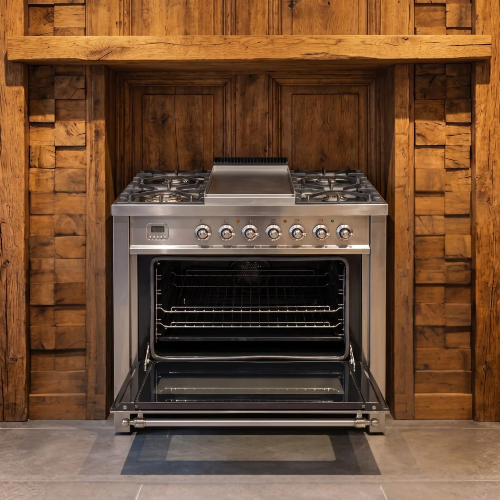 Boretti fornuis rvs 90 cm met Fry-Top — foto 3 van 5