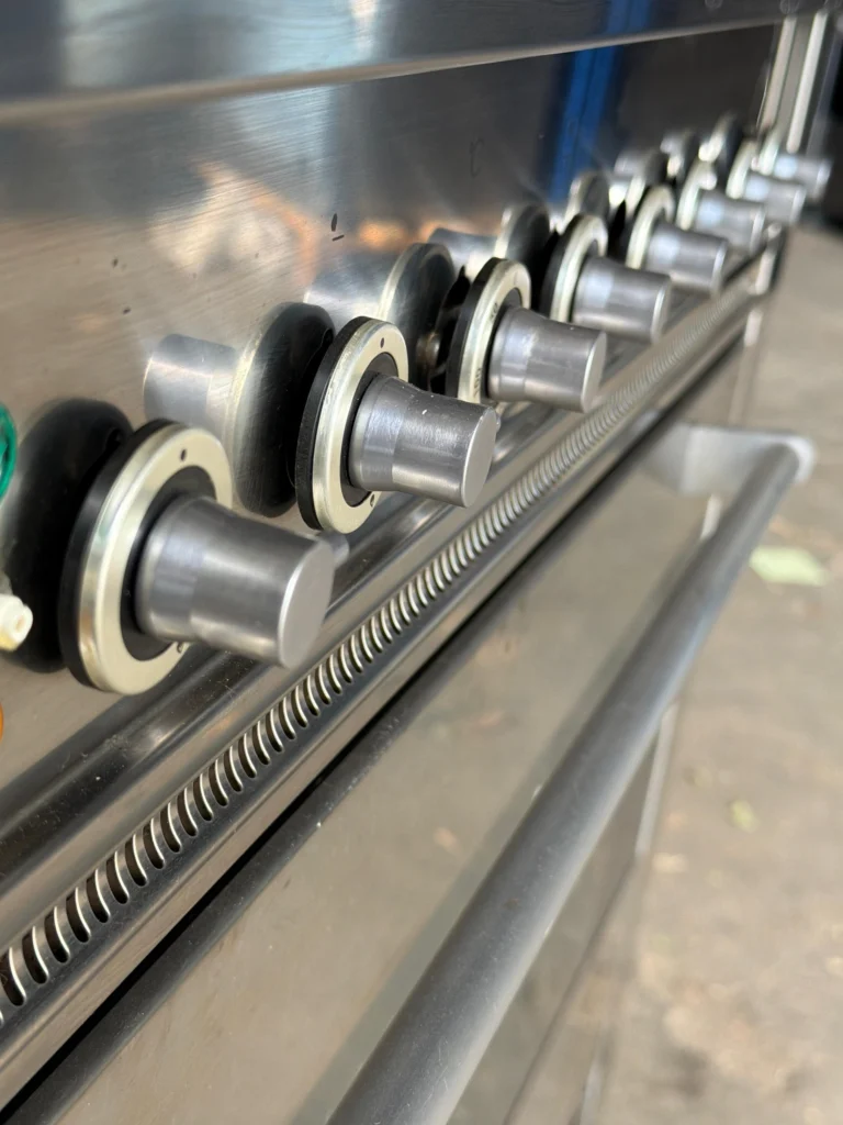 Boretti fornuis RVS 90 cm 6 pits met wokbrander — foto 5 van 5