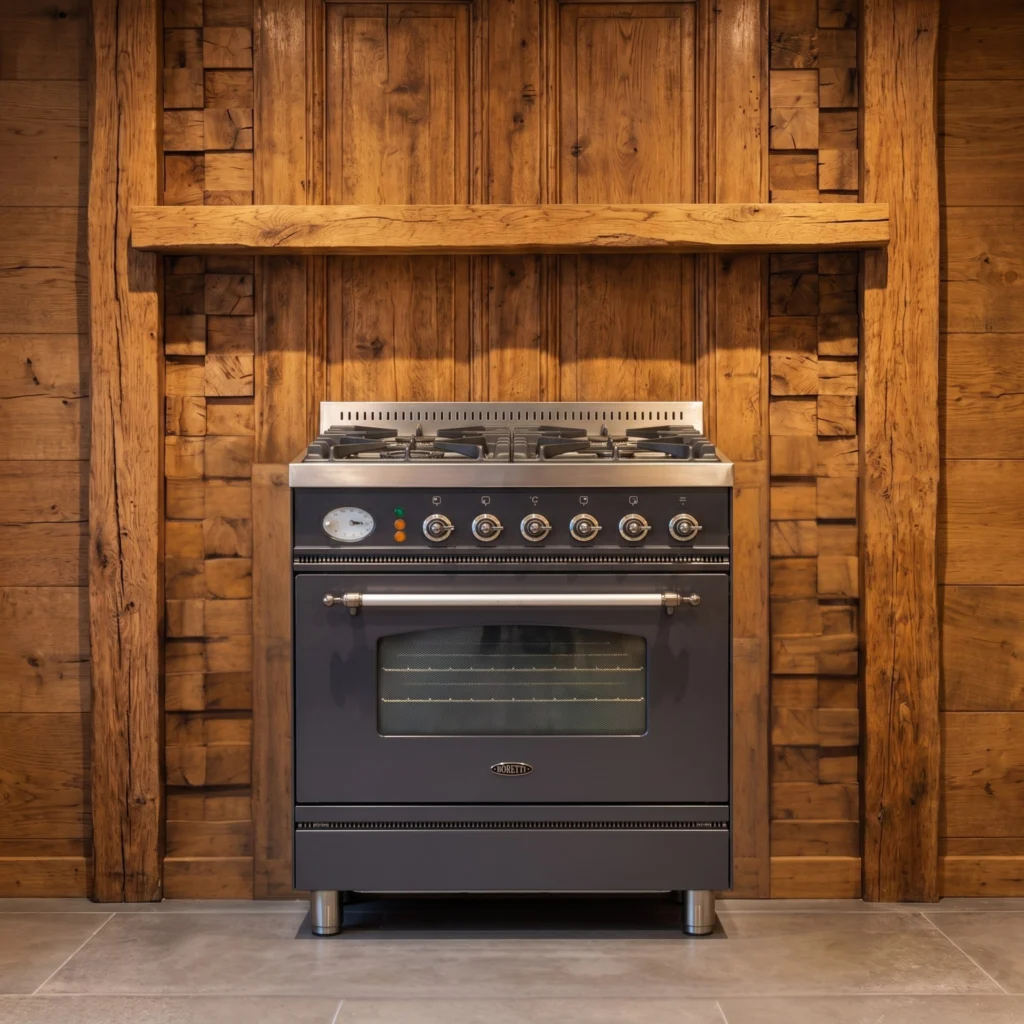 Boretti Antraciet fornuis 60 cm met wokbrander — foto 1 van 6