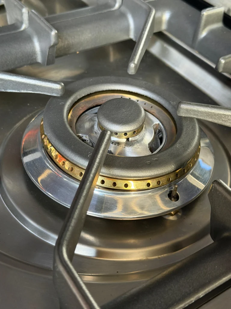 Boretti RVS fornuis 100 cm met bakplaat — foto 3 van 4