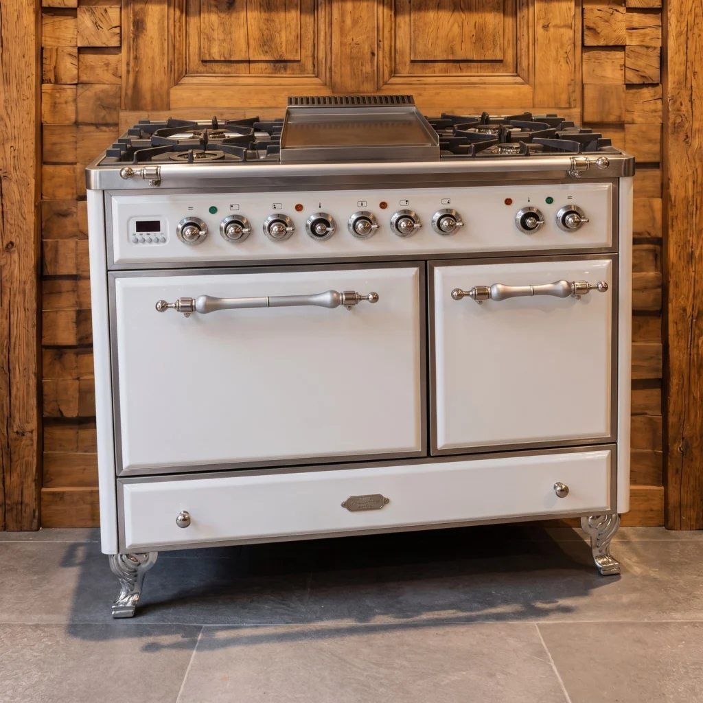 Boretti Majestic Wit fornuis 100 cm met bakplaat — foto 3 van 5