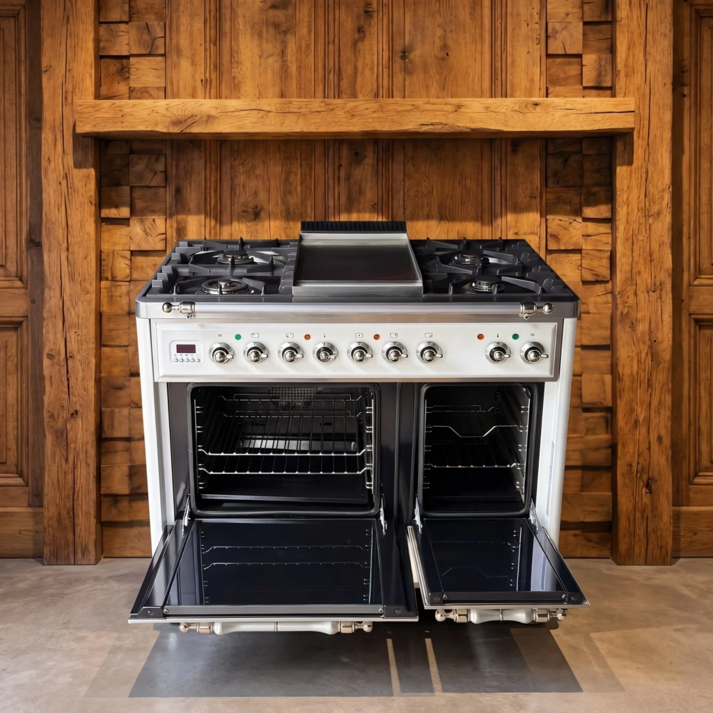 Boretti Majestic Wit fornuis 100 cm met bakplaat — foto 2 van 5