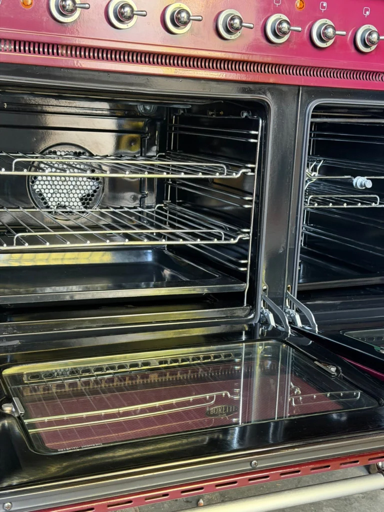 Boretti Imperatore Rood fornuis 90 cm dubbele oven — foto 3 van 5
