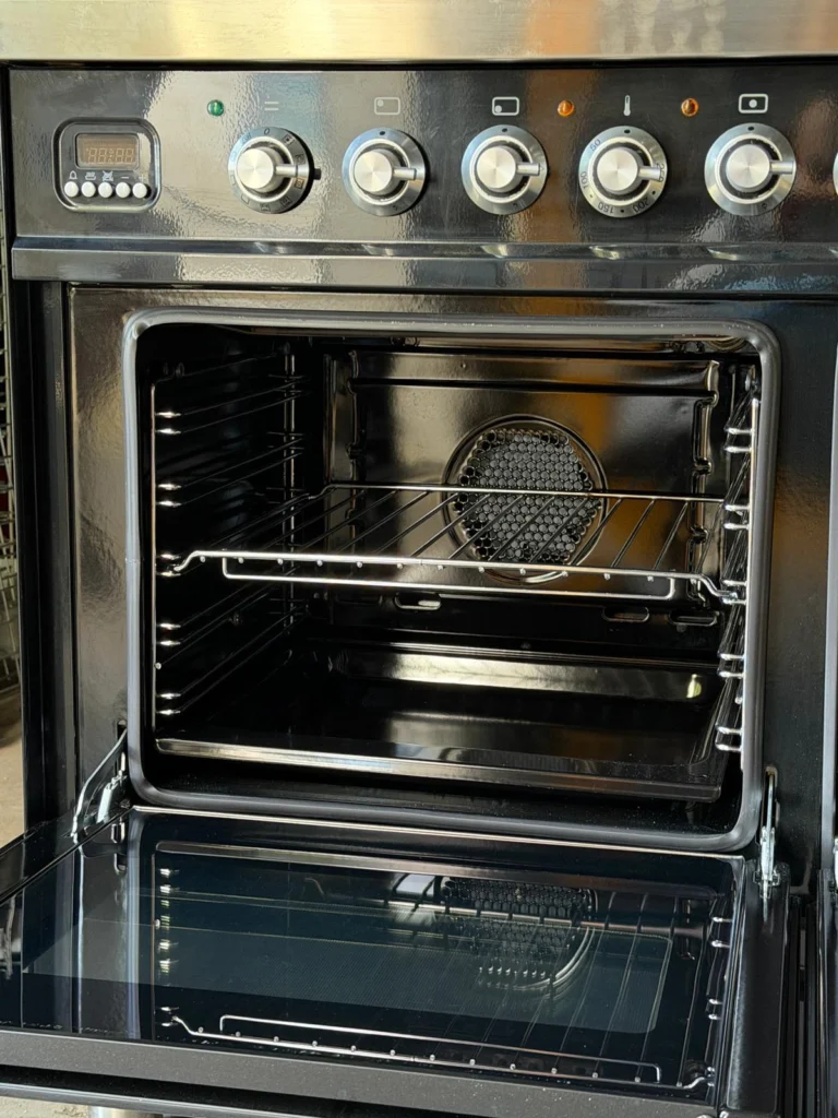 Boretti hoogglans zwart fornuis 100 cm dubbele oven — foto 7 van 16